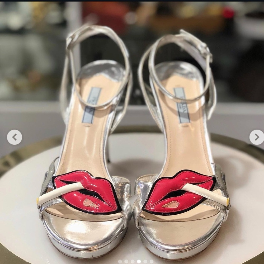 ISO Prada Smoking Lips Heels